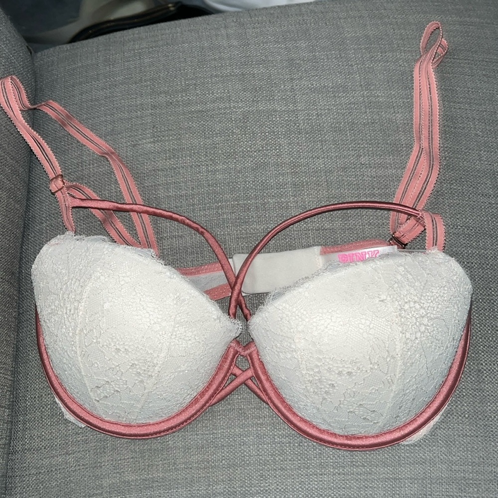 Pink Date Push Up Bra
